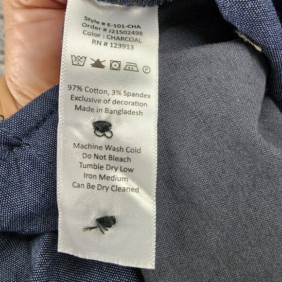 Jachs Pants Mens 31x34 Gray Stretch Mid Rise Straight Slim Straight Leg *NWT* - Picture 13 of 14